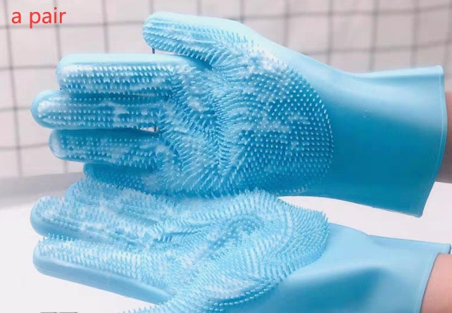 Silicone Grooming Glove – Brush, Bathe, and Massage