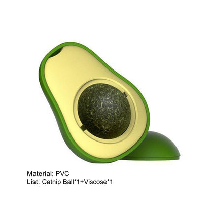 Avocado Catnip Ball – Interactive Cat Teeth Cleaner