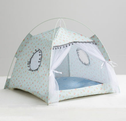 Cat Tent House- Enclosed Bed for Cats and Kittens
