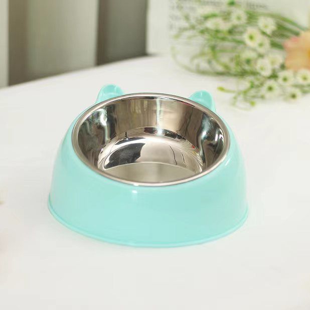 Double Stainless Steel Pet Bowl – Overturning Prevention and Durable