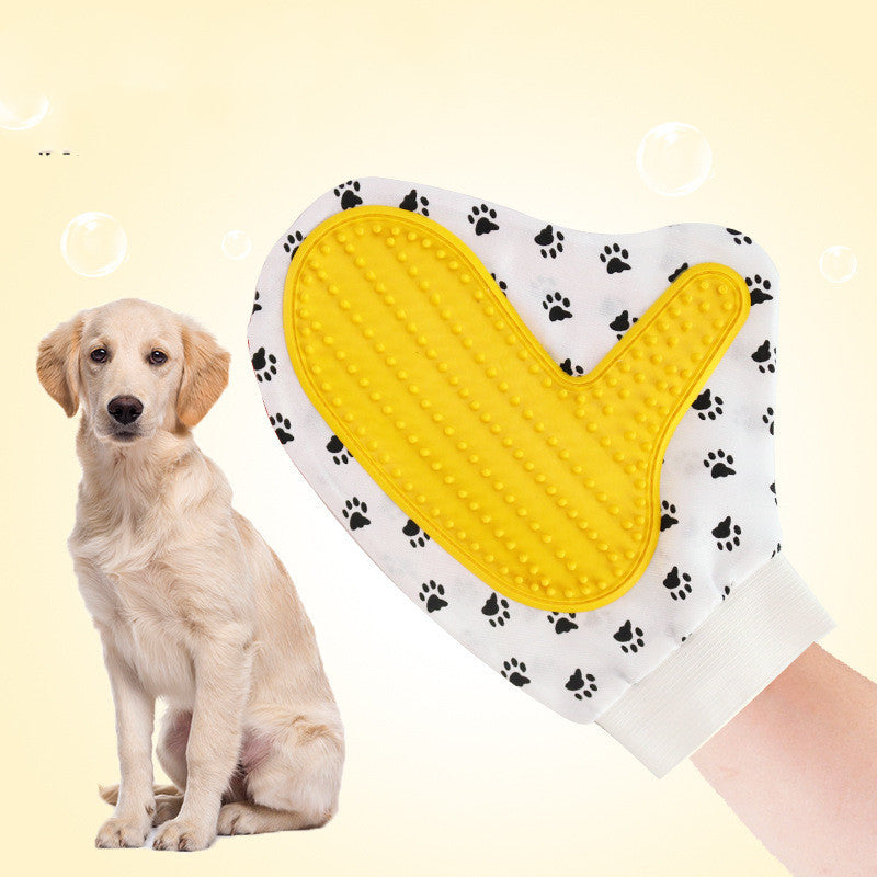 Silicone Pet Glove - Gentle Efficient Grooming and Deshedding