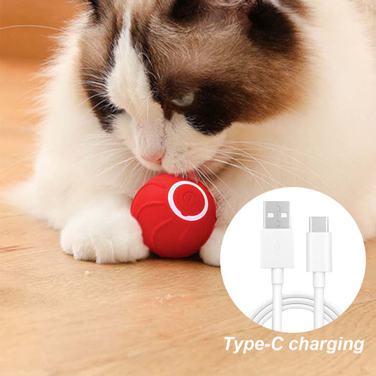 Automatic Bouncing Cat Ball – Stimulate, Train, and Entertain Indoors