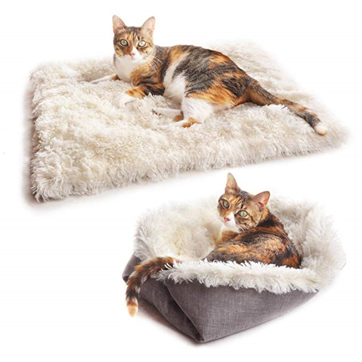 SnuggleNest™ Dual-Purpose Plush Bed