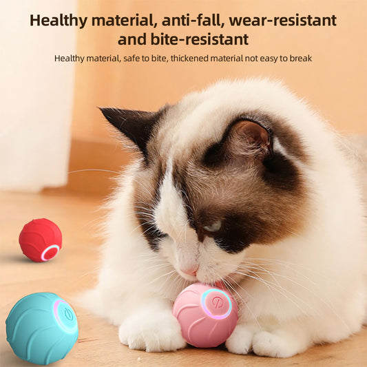 Automatic Bouncing Cat Ball – Stimulate, Train, and Entertain Indoors