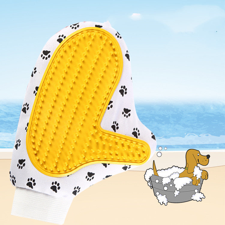 Silicone Pet Glove - Gentle Efficient Grooming and Deshedding