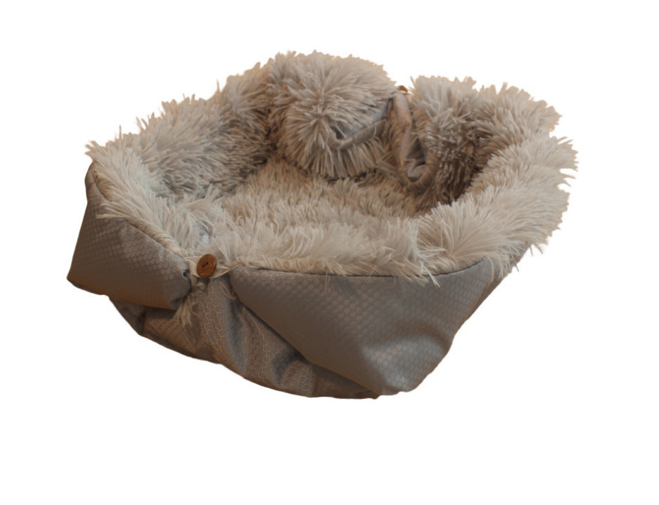 SnuggleNest™ Dual-Purpose Plush Bed