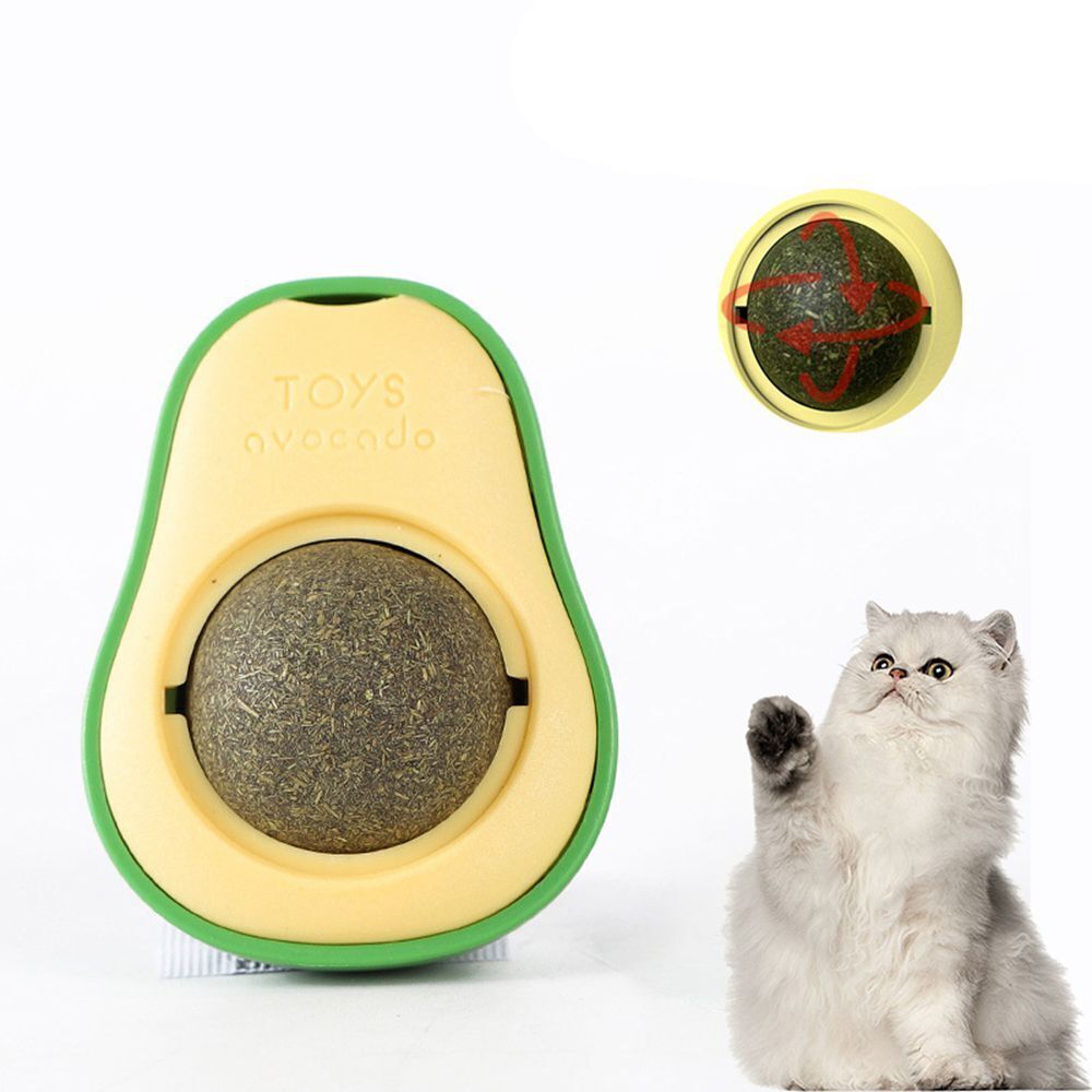 Avocado Catnip Ball – Interactive Cat Teeth Cleaner