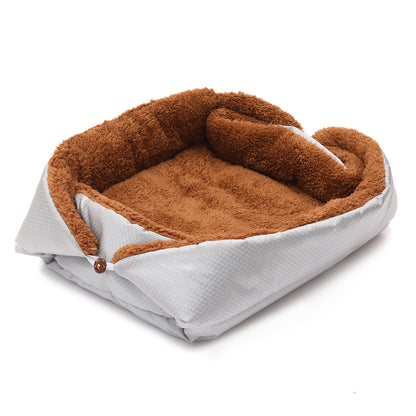 SnuggleNest™ Dual-Purpose Plush Bed