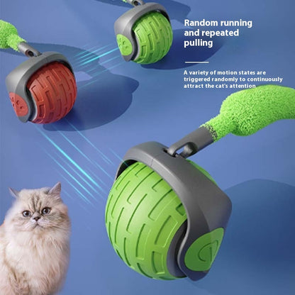 Electric Rolling Cat Toy – Smart, Rechargeable, and Fun