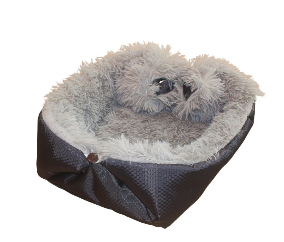 SnuggleNest™ Dual-Purpose Plush Bed