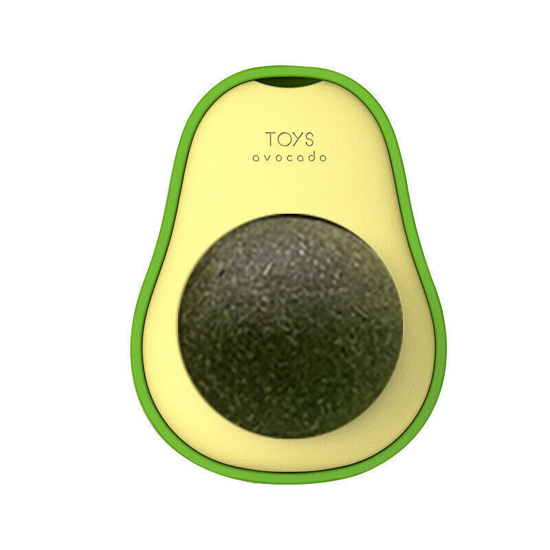 Avocado Catnip Ball – Interactive Cat Teeth Cleaner
