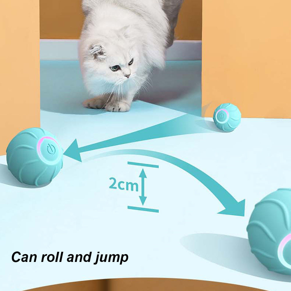 Automatic Bouncing Cat Ball – Stimulate, Train, and Entertain Indoors