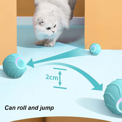 Automatic Bouncing Cat Ball – Stimulate, Train, and Entertain Indoors