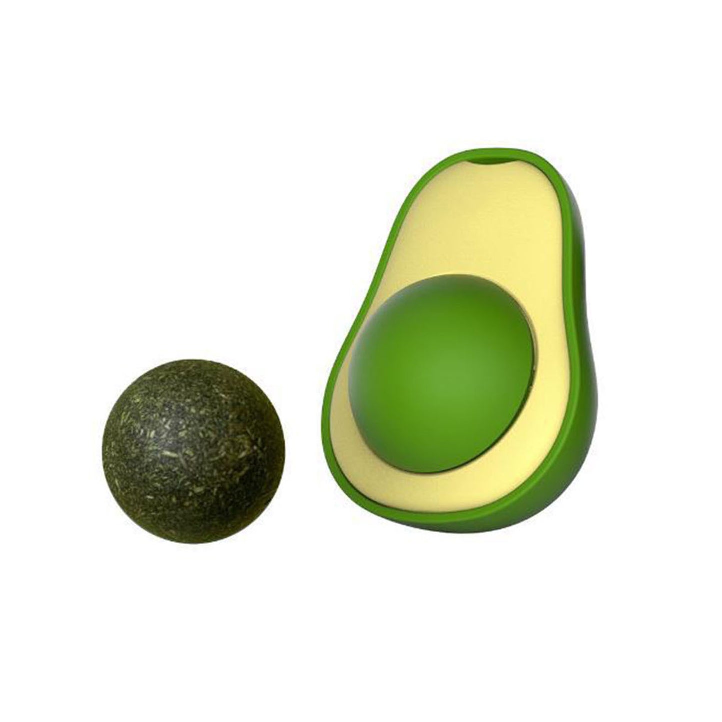 Avocado Catnip Ball – Interactive Cat Teeth Cleaner